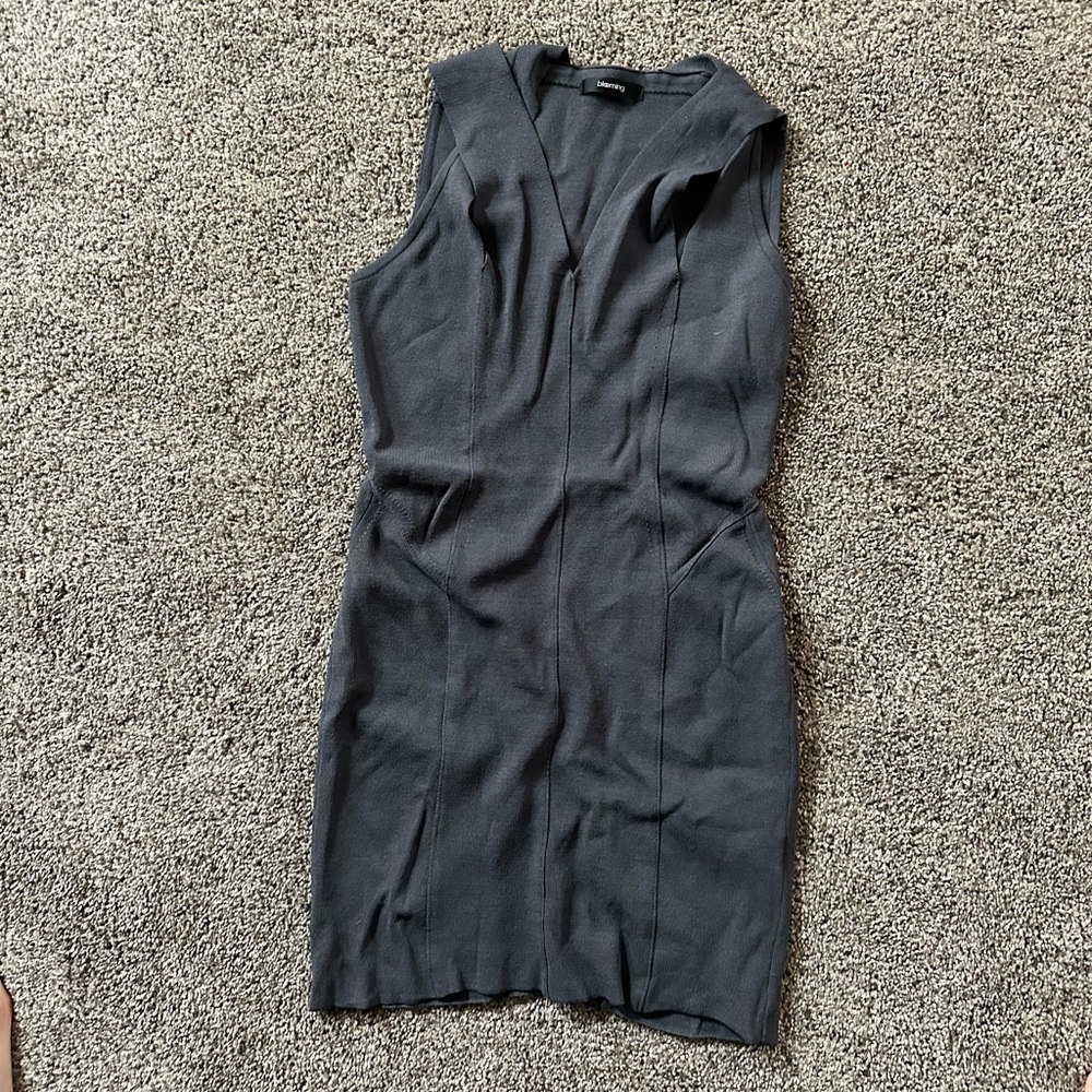 Blooming Gray Body-con Dress
